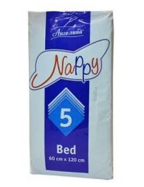 АНГЕЛИНА NAPPY ПРОСТЫНИ 60Х120 ПЕЛЕНКИ ВПИТЫВАЮЩИЕ ВЗРОСЛЫЕ   №5