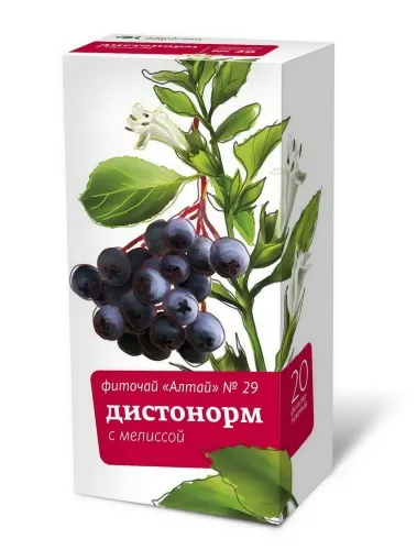 АЛТАЙ №29 ДИСТОНОРМ (МЕЛИССА) ЧАЙНЫЙ НАПИТОК 2 Г №20