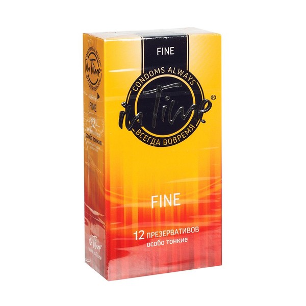 IN TIME FINE ПРЕЗЕРВАТИВЫ ОСОБО ТОНКИЕ ПРЕЗЕРВАТИВ    №12