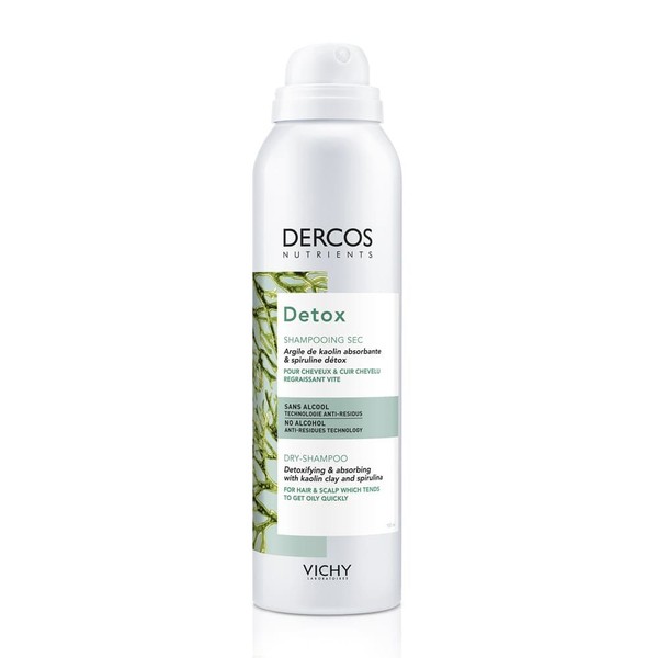 VICHY DERCOS NUTRIENTS DETOX ШАМПУНЬ СУХОЙ ШАМПУНЬ  150 МЛ №1