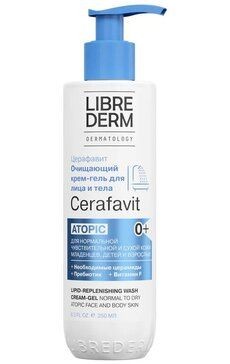 LIBREDERM CERAFAVIT КРЕМ-ГЕЛЬ Д/ДУША С ЦЕРАМИДАМИ И ПРЕБИОТИКОМ ГЕЛЬ ДЛЯ ДУША  250 МЛ №1