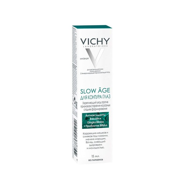 VICHY SLOW AGE КРЕМ-УХОД Д/КОНТ ГЛАЗ УКРЕПЛЯЮЩИЙ П/СТАРЕНИЯ КОСМЕТИЧЕСКИЙ КРЕМ  15 МЛ №1