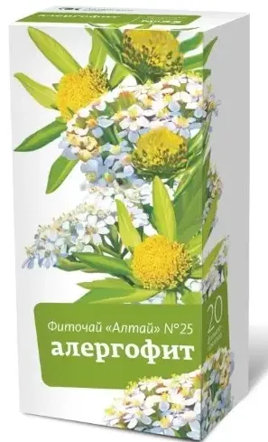 АЛТАЙ №25 АЛЕРГОФИТ ФИТОЧАЙ 2 Г №20