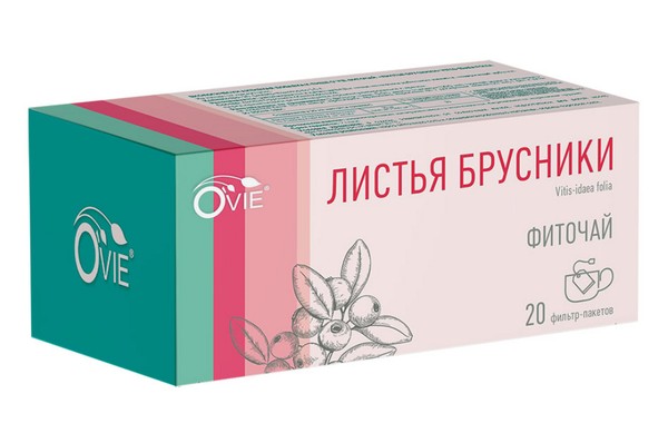 OVIE БРУСНИКИ ЛИСТЬЯ ФИТОЧАЙ 1,5 Г №20