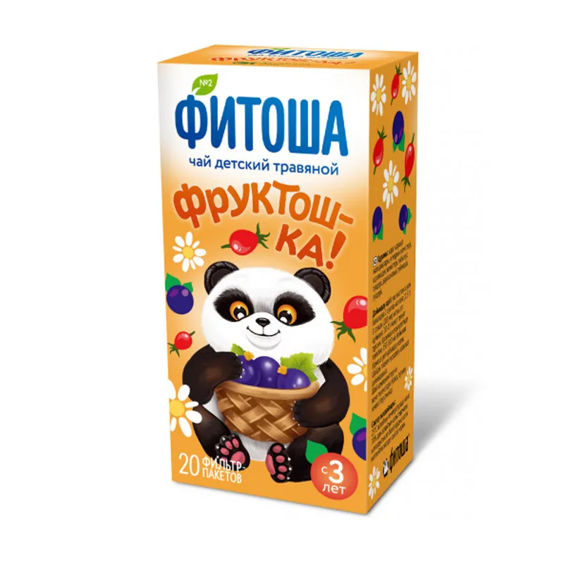 ФИТОША №2 ФРУКТОШ-КА ДЕТСКИЙ ТРАВЯНОЙ ФИТОЧАЙ ЧАЙНЫЙ НАПИТОК  1,5 Г №20