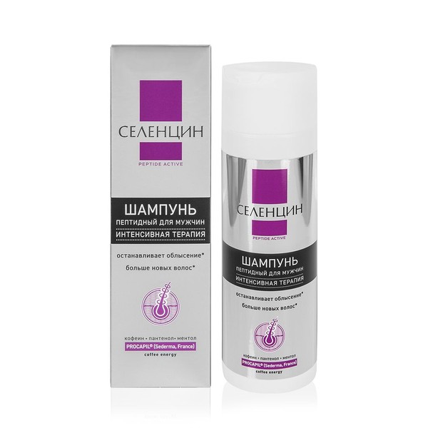 СЕЛЕНЦИН PEPTIDE ACTIVE ШАМПУНЬ Д/МУЖЧИН ПЕПТИДНЫЙ ИНТЕНСИВНАЯ ТЕРАПИЯ ШАМПУНЬ 200 МЛ №1