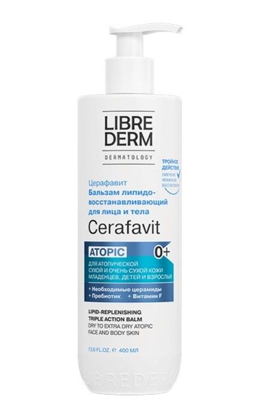 LIBREDERM CERAFAVIT КРЕМ Д/ЛИЦА/ТЕЛА ЛИПИДОВОССТАНАВЛИВАЮЩИЙ ЦЕРАМИДЫ/ПРЕБИОТИКИ 0+ КОСМЕТИЧЕСКИЙ КРЕМ  400 МЛ №1