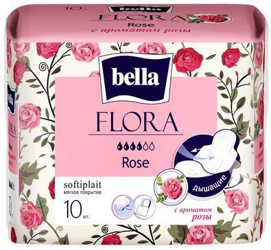 BELLA FLORA ПРОКЛАДКИ ЕЖЕДНЕВНЫЕ ROSE/РОЗА ПРОКЛАДКИ ЖЕНСКИЕ ГИГИЕНИЧЕСКИЕ ЕЖЕДНЕВНЫЕ №10