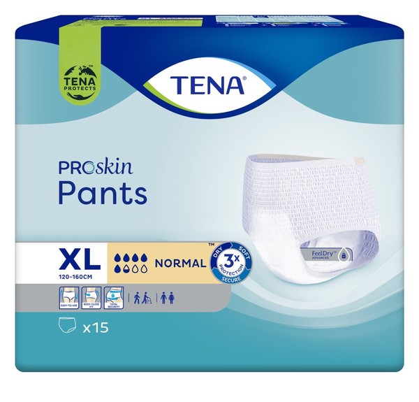 TENA PANTS NORMAL ПОДГУЗНИКИ-ТРУСЫ Д/ВЗР XL ПОДГУЗНИКИ-ТРУСЫ УРОЛОГИЧЕСКИЕ   №15