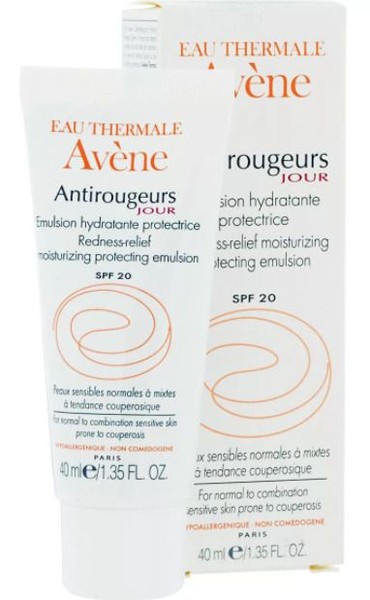 AVENE ANTIROUGEURS ЭМУЛЬСИЯ Д/ЛИЦА ДНЕВНАЯ УВЛАЖНЯЮЩАЯ П/ПОКРАСНЕНИЙ/КУПЕРОЗА SPF20 КОСМЕТИЧЕСКАЯ ЭМУЛЬСИЯ 40 МЛ №1