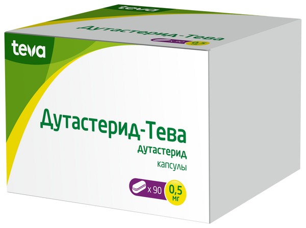 ДУТАСТЕРИД-ТЕВА КАПСУЛЫ 0,5 МГ №90