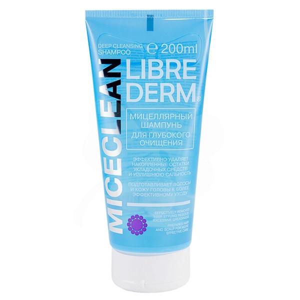 LIBREDERM MICECLEAN МИЦЕЛЛЯРНЫЙ ШАМПУНЬ Д/ГЛУБ ОЧИЩЕНИЕ ШАМПУНЬ  200 МЛ №1