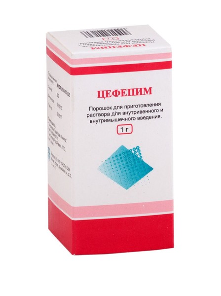 ЦЕФЕПИМ ПОРОШОК ДЛЯ ПРИГОТОВЛЕНИЯ РАСТВОРА ДЛЯ ВНУТРИВЕННОГО И ВНУТРИМЫШЕЧНОГО ВВЕДЕНИЯ 1 Г   №1