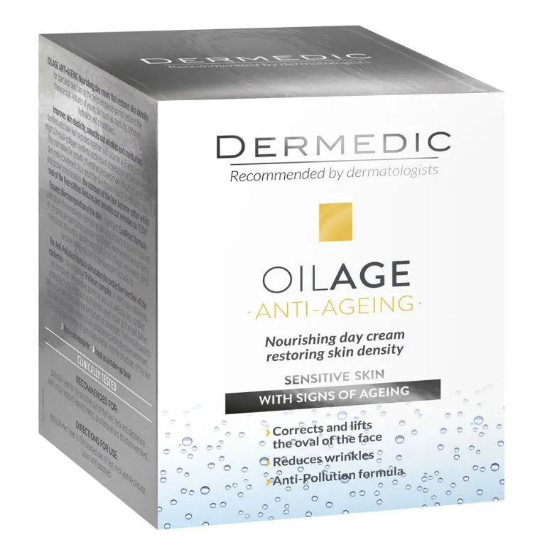 DERMEDIC OILAGE ANTI-AGEING КРЕМ ДНЕВНОЙ ПИТАТЕЛЬНЫЙ Д/ВОССТАНОВЛЕНИЯ ПЛОТНОСТИ КОЖИ КОСМЕТИЧЕСКИЙ КРЕМ 50 МЛ №1