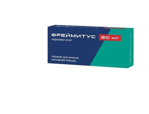 ФРЕЙМИТУС ТАБЛЕТКИ ПОКРЫТЫЕ ОБОЛОЧКОЙ 20 МГ   №10