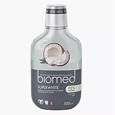 BIOMED ОПОЛАСКИВАТЕЛЬ Д/ПОЛОСТИ РТА SUPERWHITE ОПОЛАСКИВАТЕЛЬ ДЛЯ ПОЛОСТИ РТА 500 МЛ №1