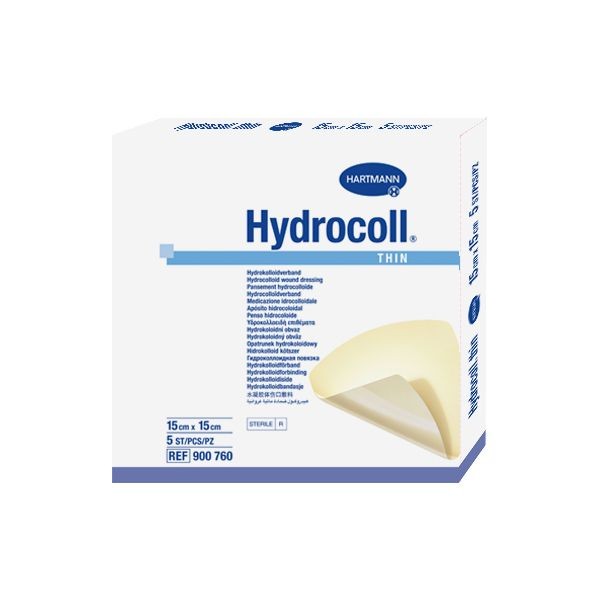 HYDROCOLL THIN ПОВЯЗКА ГИДРОКОЛЛОИДНАЯ АБСОРБИРУЮЩАЯ ТОНКАЯ 15 СМ X 15 СМ ПОВЯЗКИ   №5