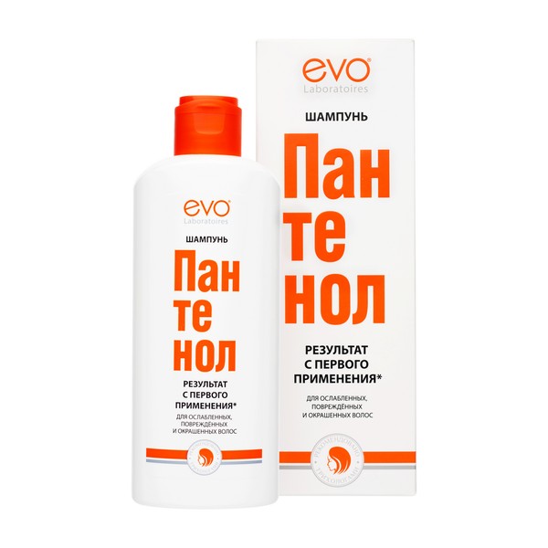 EVO ПАНТЕНОЛ ШАМПУНЬ ДЛЯ СУХИХ, ОСЛАБЛЕННЫХ И ПОВРЕЖДЕННЫХ ВОЛОС ШАМПУНЬ ДЛЯ ВОЛОС 250 МЛ №1