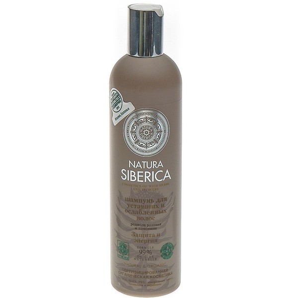 NATURA SIBERICA NATURAL&ORGANIC ШАМПУНЬ ДЛЯ УСТАВШИХ И ОСЛАБЛЕННЫХ ВОЛОС ЗАЩИТА И ЭНЕРГИЯ ШАМПУНЬ ДЛЯ ВОЛОС 400 МЛ №1