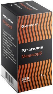 РАЗАГИЛИН МЕДИСОРБ ТАБЛЕТКИ 1 МГ   №30