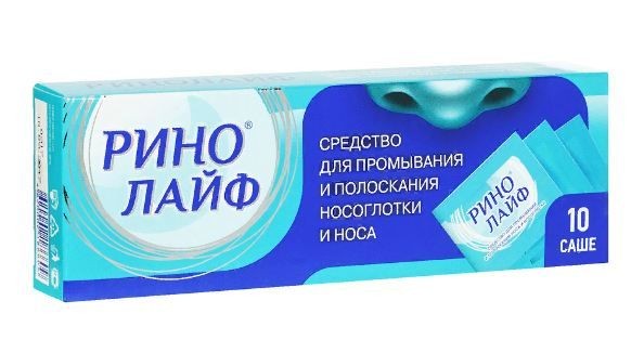 РИНОЛАЙФ СР-ВО Д/ПРОМЫВ И ПОЛОСК НОСА И НОСОГЛОТКИ ПОРОШОК   №10