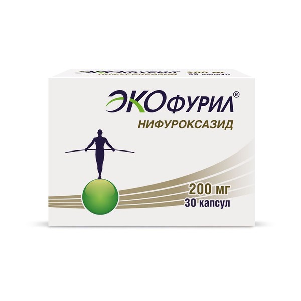 ЭКОФУРИЛ КАПСУЛЫ 200 МГ   №30