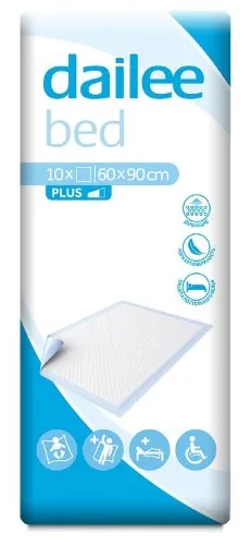 DAILEE ПЕЛЕНКИ ГИГИЕНИЧЕСКИЕ 60Х90 СМ ПЕЛЕНКИ ВПИТЫВАЮЩИЕ ВЗРОСЛЫЕ   №10
