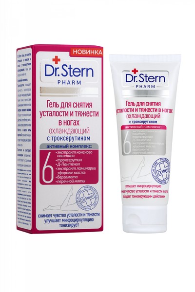 DR.STERN ГЕЛЬ Д/НОГ СНЯТИЕ УСТАЛОСТИ/ТЯЖЕСТИ ОХЛАЖДАЮЩ ТРОКСЕРУТИН ГЕЛЬ ДЛЯ НОГ 75 МЛ №1