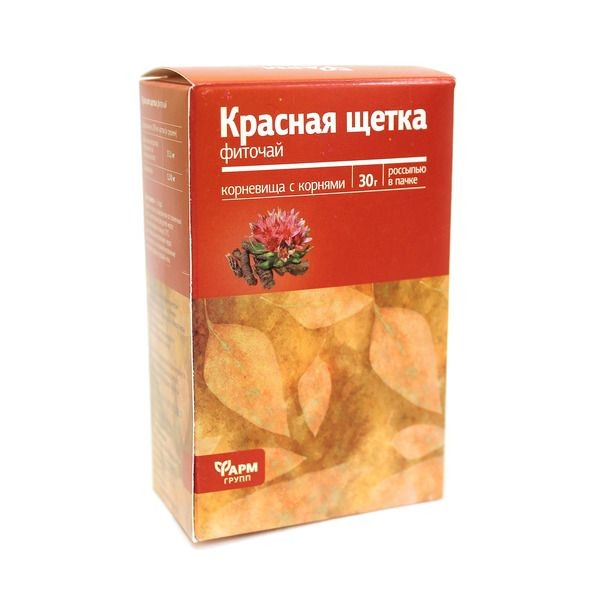 КРАСНАЯ ЩЕТКА РАСТИТЕЛЬНОЕ СЫРЬЕ  30 Г №1