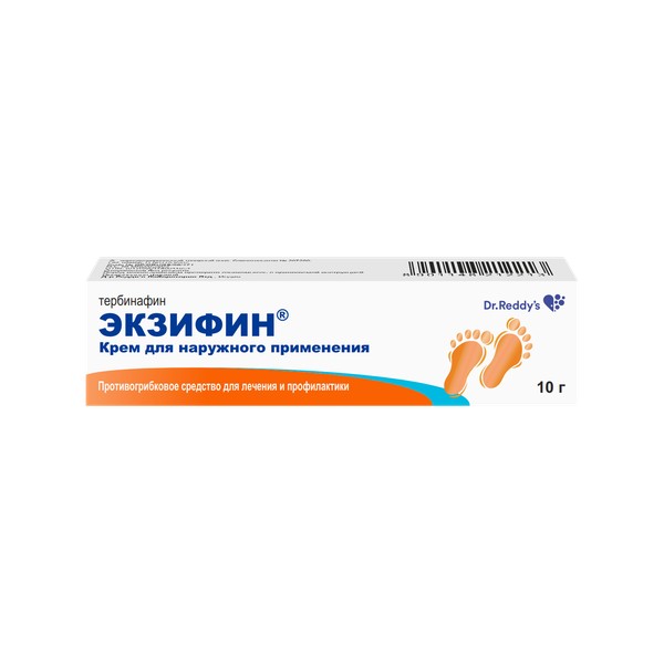 ЭКЗИФИН КРЕМ ДЛЯ НАРУЖНОГО ПРИМЕНЕНИЯ 1% 10 Г №1