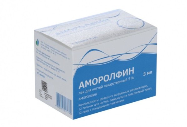 АМОРОЛФИН ЛАК ДЛЯ НОГТЕЙ 5% 3 МЛ №1