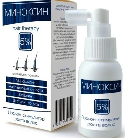 МИНОКСИН ЛОСЬОН-СТИМУЛЯТОР РОСТА ВОЛОС 5% КОСМЕТИЧЕСКИЙ ЛОСЬОН 50 МЛ №1