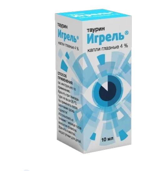 ИГРЕЛЬ КАПЛИ ГЛАЗНЫЕ 4% 10 МЛ №1