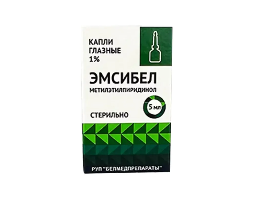 ЭМСИБЕЛ КАПЛИ ГЛАЗНЫЕ 1% 5 МЛ №1