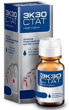 ЭКЗОСТАТ РАСТВОР ДЛЯ НАРУЖНОГО ПРИМЕНЕНИЯ 1% 12 МЛ №1