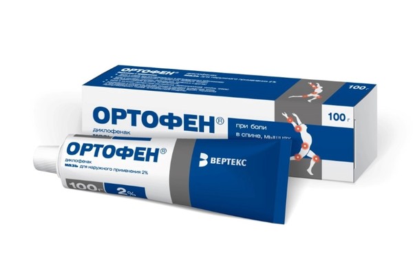 ОРТОФЕН МАЗЬ ДЛЯ НАРУЖНОГО ПРИМЕНЕНИЯ 2% 100 Г №1