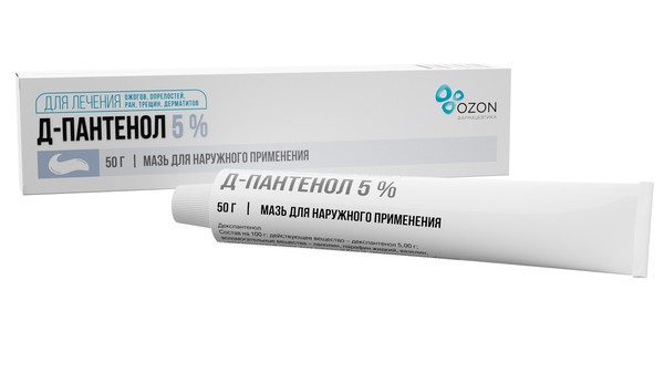 Д-ПАНТЕНОЛ МАЗЬ ДЛЯ НАРУЖНОГО ПРИМЕНЕНИЯ 5% 50 Г №1