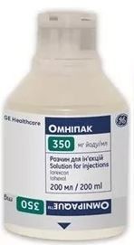 ОМНИПАК РАСТВОР ДЛЯ ИНЪЕКЦИЙ 350 МГ ЙОДА/МЛ 200 МЛ №10