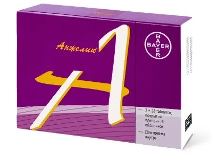 АНЖЕЛИК ТАБЛЕТКИ ПОКРЫТЫЕ ПЛЕНОЧНОЙ ОБОЛОЧКОЙ    №84