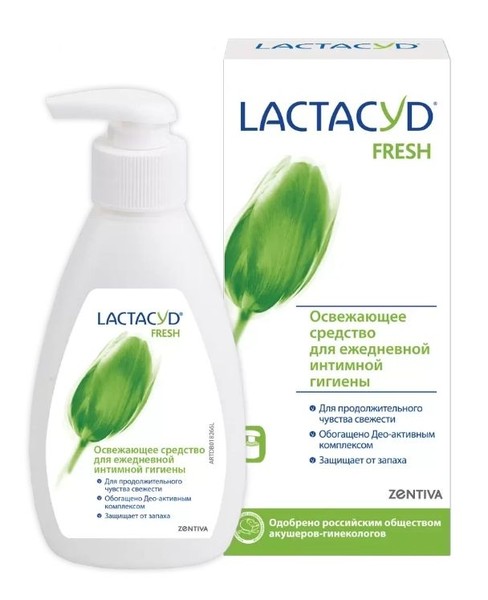 LACTACYD FRESH ГЕЛЬ Д/ИНТ ГИГ ПРОДОЛЖИТ ЧУВСТВ СВЕЖЕСТИ КОСМЕТИЧЕСКИЙ ГЕЛЬ 200 МЛ №1