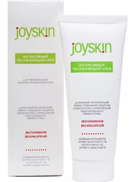 JOYSKIN КРЕМ ИНТЕНСИВНЫЙ УВЛАЖНЯЮЩИЙ КРЕМ ДЛЯ ЛИЦА И ШЕИ 75 МЛ №1