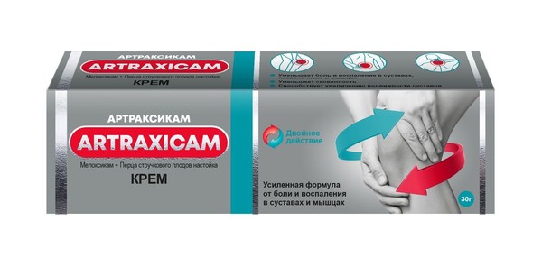 АРТРАКСИКАМ КРЕМ ДЛЯ НАРУЖНОГО ПРИМЕНЕНИЯ 30 МГ/Г+100 МГ/Г 30 Г №1