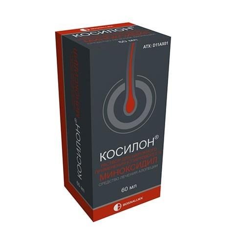 КОСИЛОН РАСТВОР ДЛЯ НАРУЖНОГО ПРИМЕНЕНИЯ [СПИРТОВОЙ] 5% 60 МЛ №1