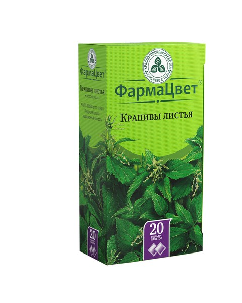 КРАПИВЫ ЛИСТЬЯ ПОРОШОК И ГРАНУЛЫ 1,5 Г №20