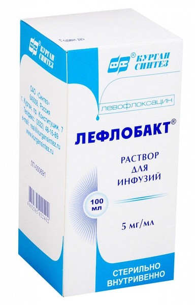 ЛЕФЛОБАКТ РАСТВОР ДЛЯ ИНФУЗИЙ 0,5% 100 МЛ №1