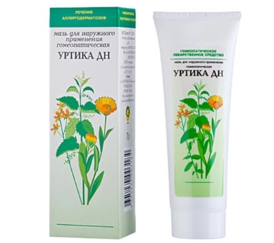 УРТИКА ДН МАЗЬ ДЛЯ НАРУЖНОГО ПРИМЕНЕНИЯ ГОМЕОПАТИЧЕСКАЯ  70 Г №1