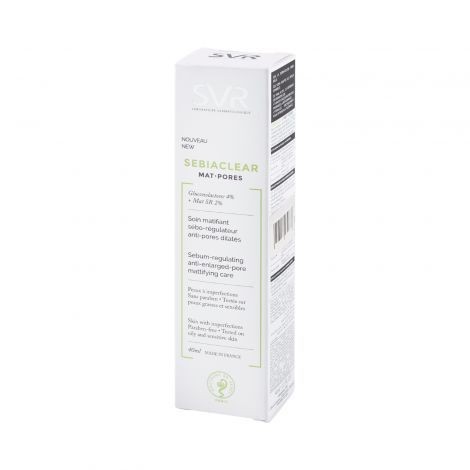 SVR SEBIACLEAR MAT+PORES ГЕЛЬ-УХОД ЗА КОЖЕЙ КОСМЕТИЧЕСКИЙ ГЕЛЬ  40 МЛ №1