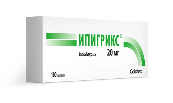 ИПИГРИКС ТАБЛЕТКИ 20 МГ   №100