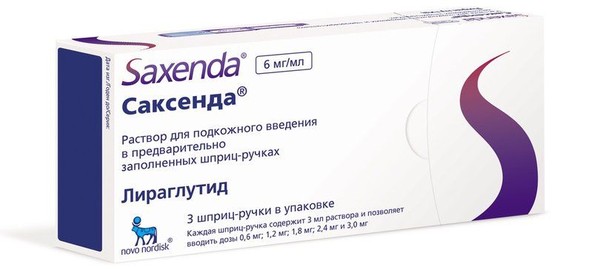САКСЕНДА РАСТВОР ДЛЯ ПОДКОЖНОГО ВВЕДЕНИЯ 6 МГ/МЛ 3 МЛ №3