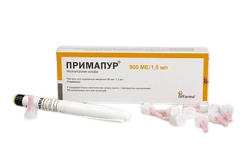 ПРИМАПУР РАСТВОР ДЛЯ ПОДКОЖНОГО ВВЕДЕНИЯ 66 МКГ 1,5 МЛ №1